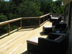 wooden deck in Hillshire