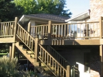 Dustin Ct wooden deck – before